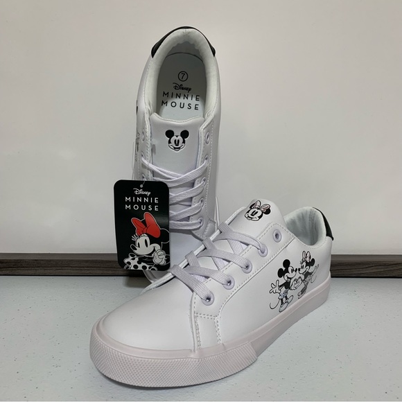 Ground Up Disney Mickey & Minnie Mouse Court Low Top Sneakers-Size 8 NWT - Picture 7 of 16